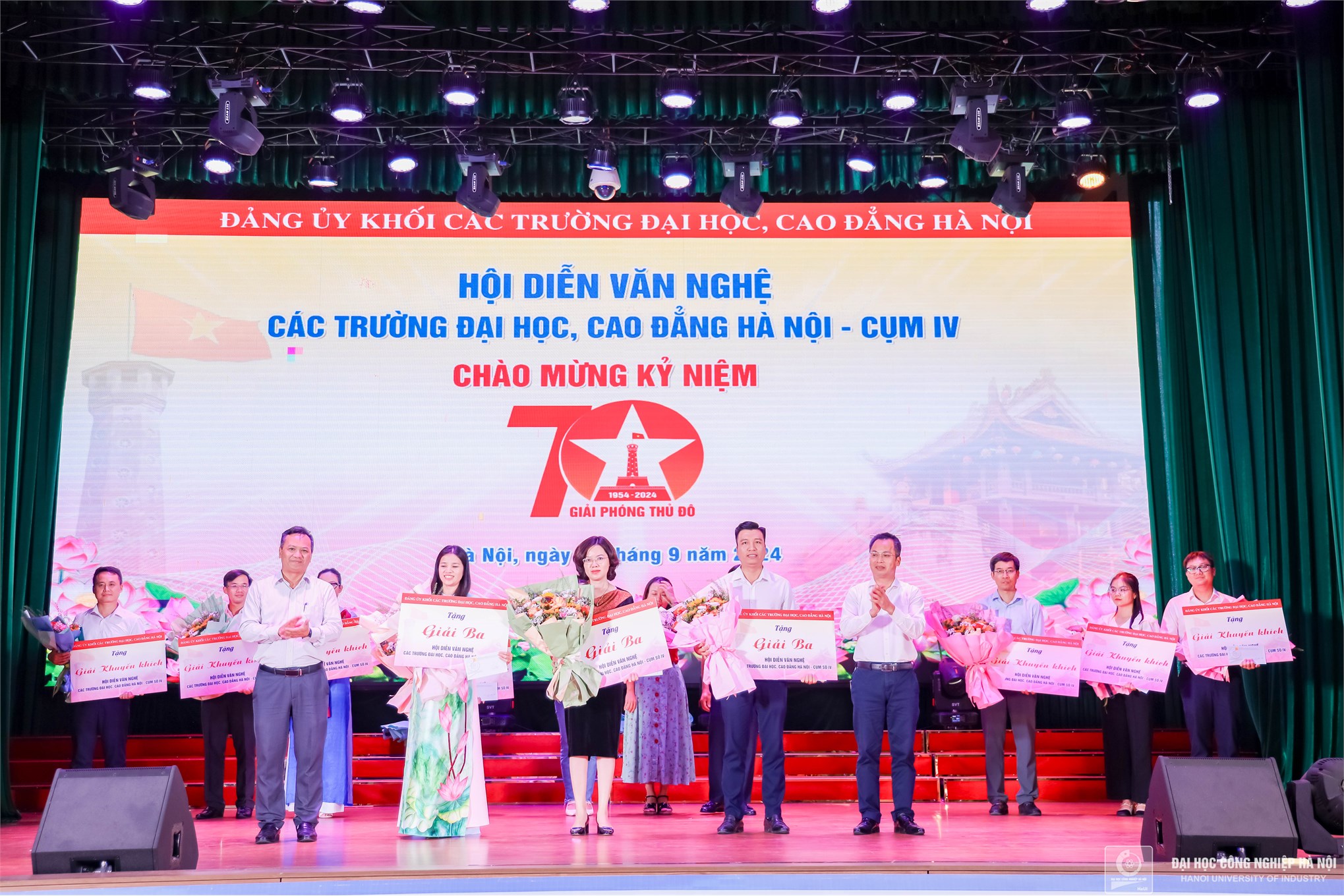 Đại học Công nghiệp Hà Nội xuất sắc đạt Giải Nhất hội diễn nghệ thuật chào mừng kỷ niệm 70 năm Giải phóng Thủ đô (10/10/1954 - 10/10/2024)