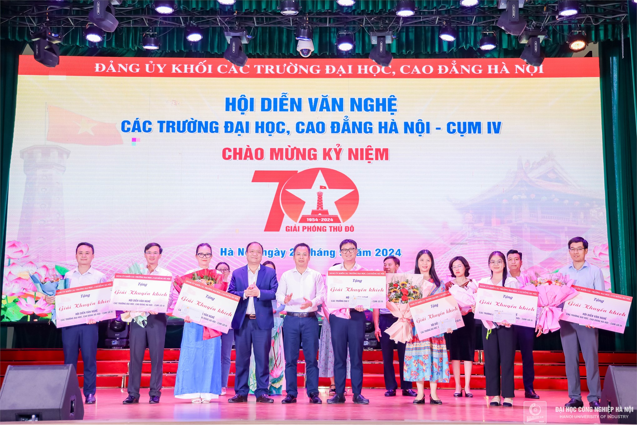 Đại học Công nghiệp Hà Nội xuất sắc đạt Giải Nhất hội diễn nghệ thuật chào mừng kỷ niệm 70 năm Giải phóng Thủ đô (10/10/1954 - 10/10/2024)