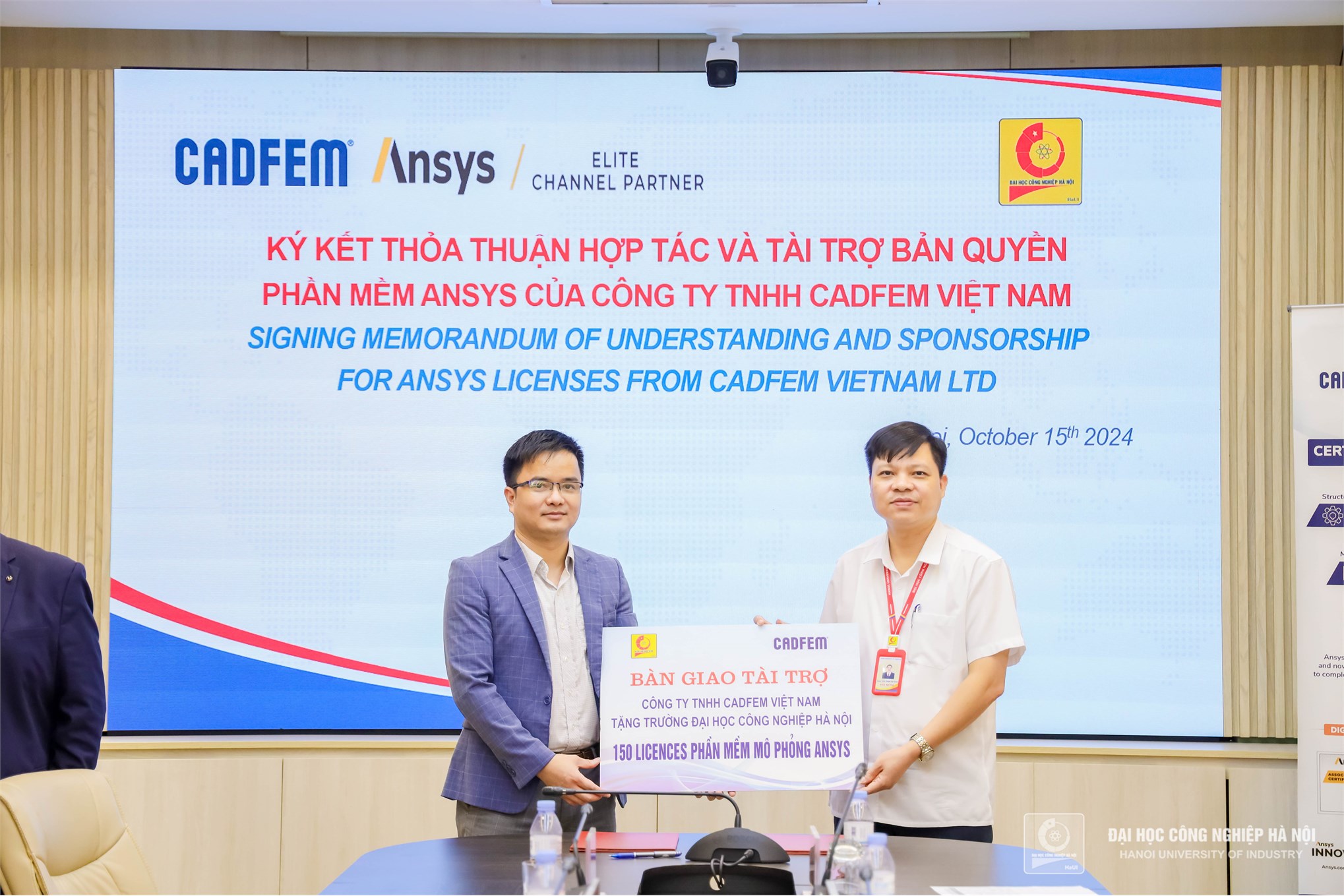 Trường Đại học Công nghiệp Hà Nội ký thỏa thuận hợp tác với Tập đoàn CADFEM Việt Nam