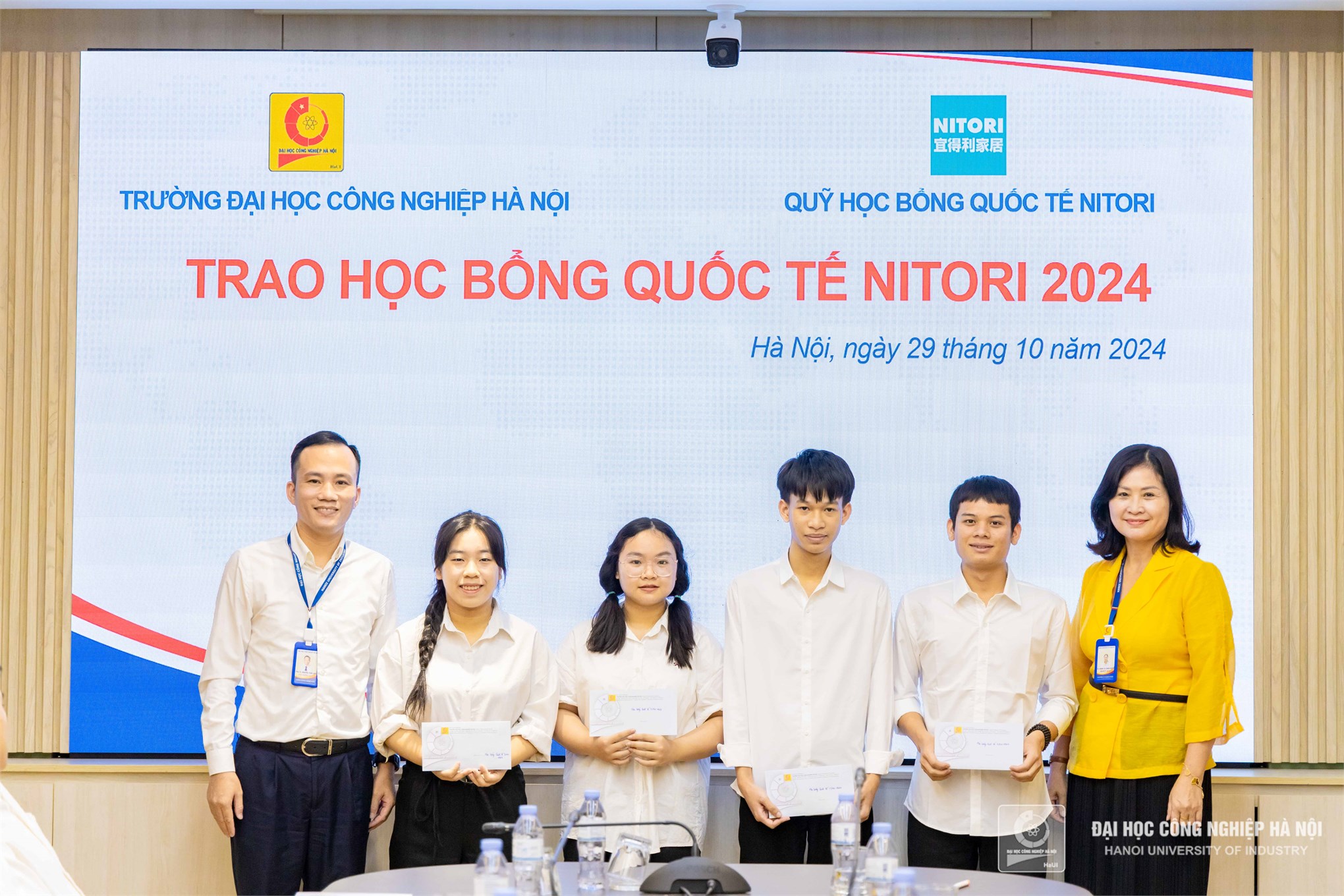 Tập đoàn Nitori tặng học bổng cho sinh viên HaUI trị giá 260 triệu đồng