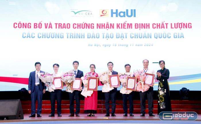 [giaoduc] HaUI có thêm nhiều CTĐT đạt chuẩn kiểm định chất lượng quốc gia và quốc tế