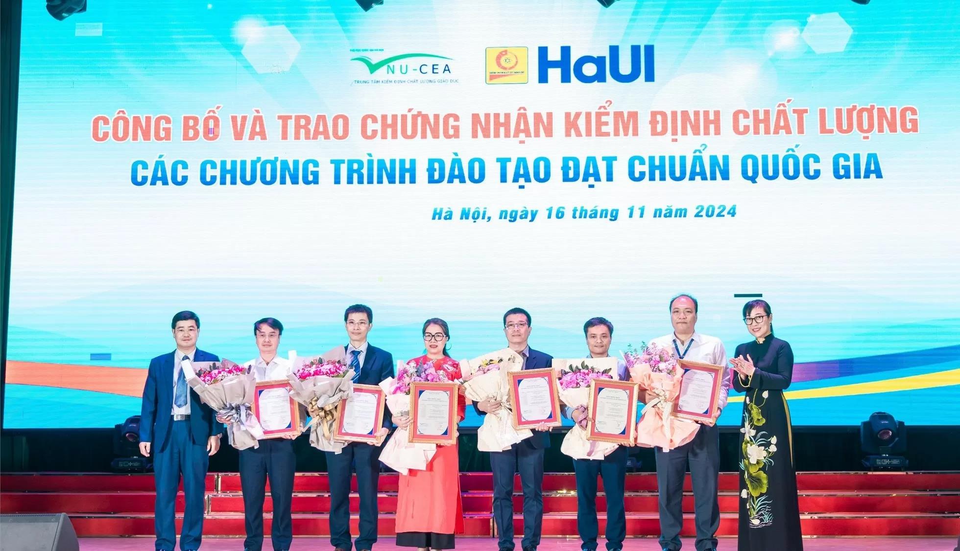 [congthuong] Trường Đại học Công nghiệp Hà Nội công bố các chương trình đào tạo đạt chuẩn quốc gia, quốc tế