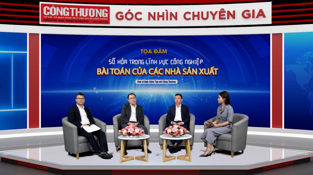 [tapchicongthuong] [TỔNG THUẬT TOẠ ĐÀM] “Số hóa trong lĩnh vực công nghiệp - Bài toán cho các nhà sản xuất”