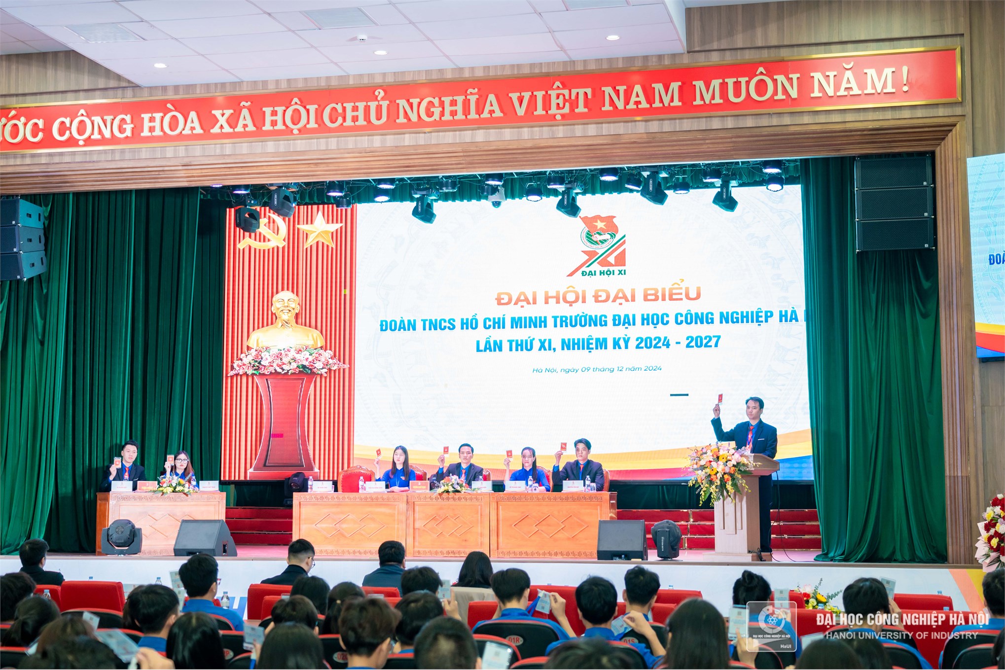 Đại hội Đại biểu Đoàn TNCS Hồ Chí Minh Trường Đại học Công nghiệp Hà Nội lần thứ XI, nhiệm kỳ 2024 - 2027: Tiên phong, bản lĩnh, đoàn kết, sáng tạo, hội nhập