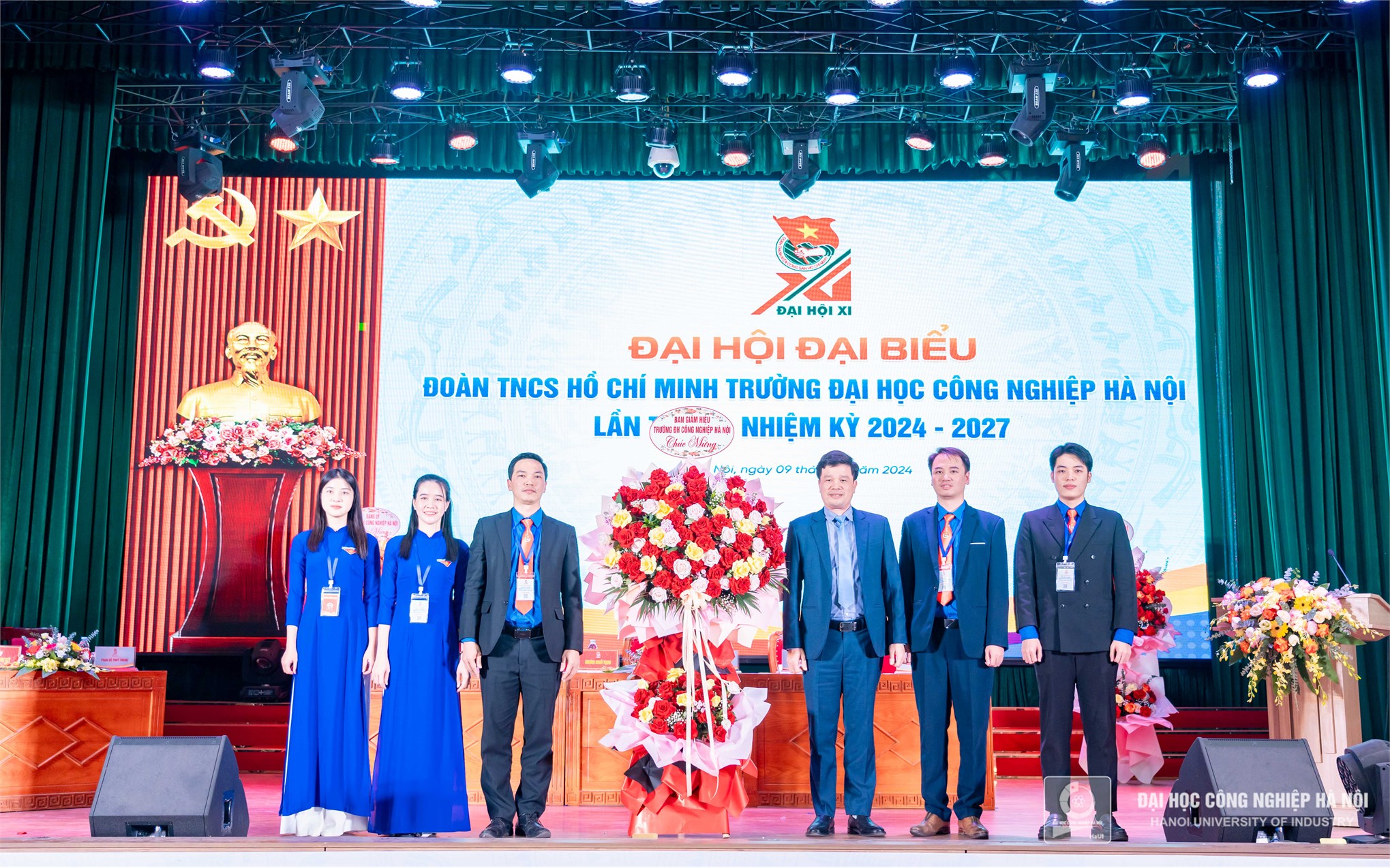 Đại hội Đại biểu Đoàn TNCS Hồ Chí Minh Trường Đại học Công nghiệp Hà Nội lần thứ XI, nhiệm kỳ 2024 - 2027: Tiên phong, bản lĩnh, đoàn kết, sáng tạo, hội nhập