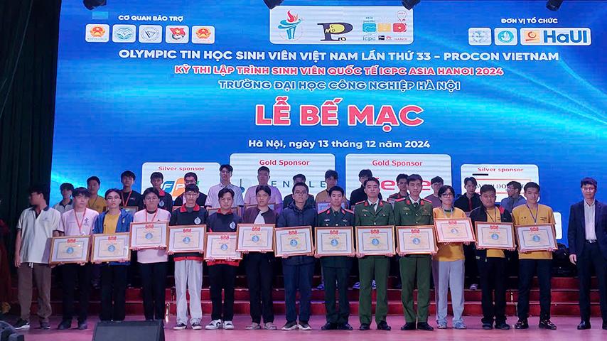 [tdmu] Sinh viên trường Đại học Thủ Dầu Một đạt nhiều thành tích tại Olympic Tin học Sinh viên Việt Nam 2024