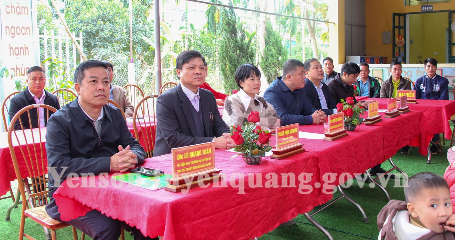 [tuyenquang] Khánh thành và bàn giao công trình “Bếp ăn bán trú” điểm trường Cầu Giát, trường Mầm non Phúc Ninh