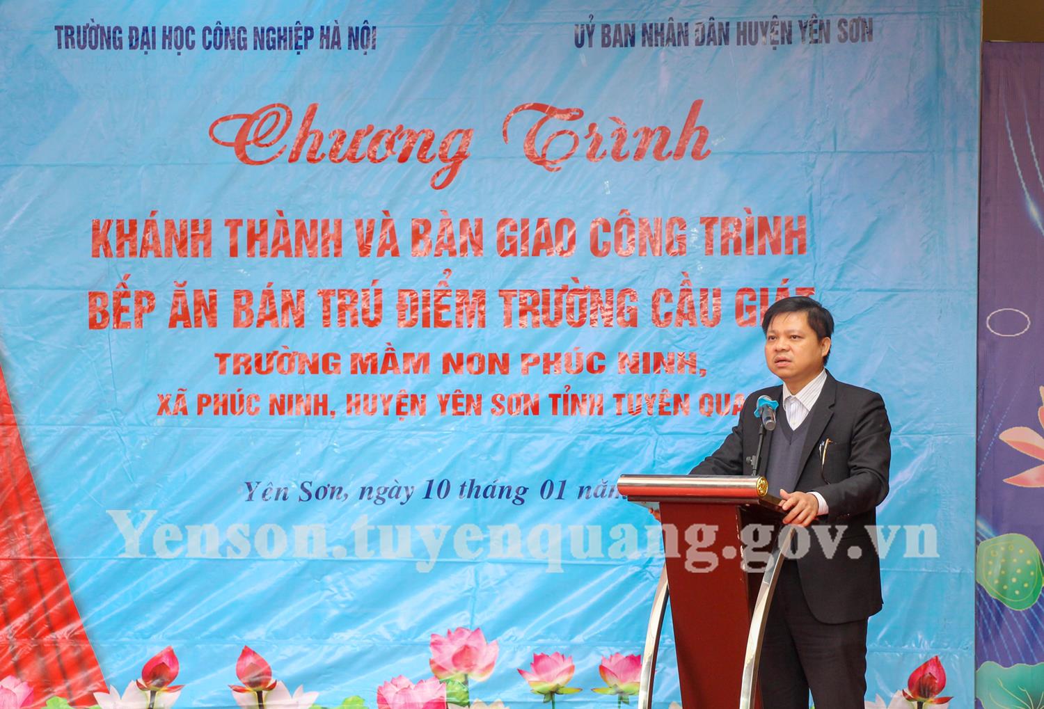 [tuyenquang] Khánh thành và bàn giao công trình “Bếp ăn bán trú” điểm trường Cầu Giát, trường Mầm non Phúc Ninh