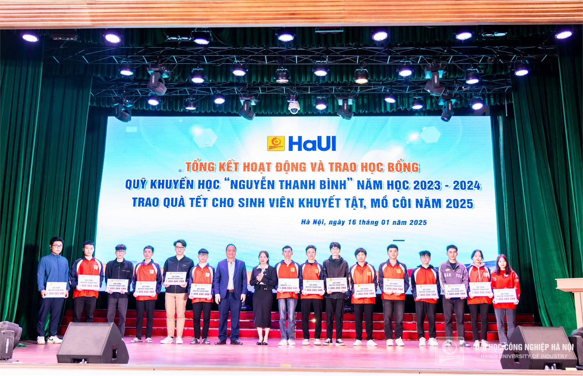 Nguyen Thanh Binh Scholarship: Empowering HaUI students to achieve their dreams