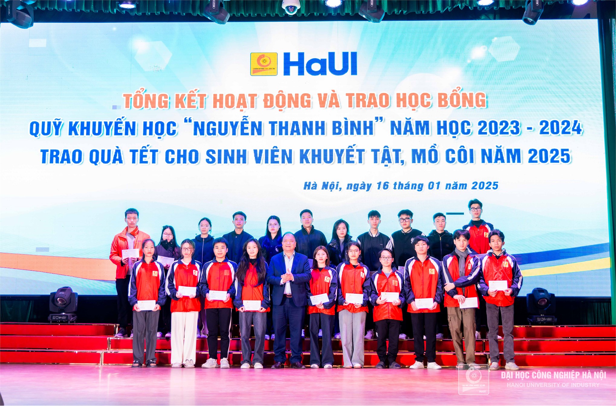 Nguyen Thanh Binh Scholarship: Empowering HaUI students to achieve their dreams