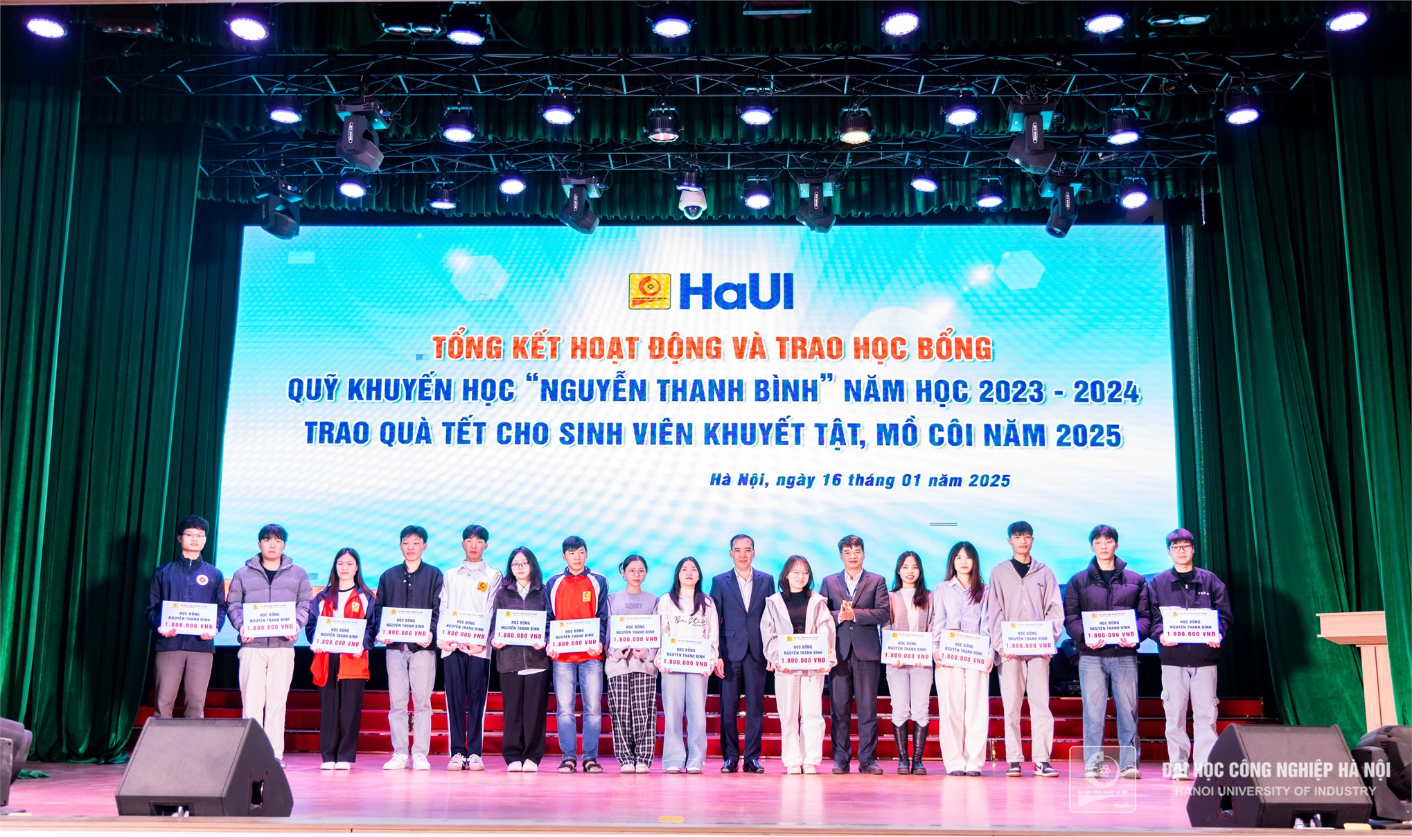 Nguyen Thanh Binh Scholarship: Empowering HaUI students to achieve their dreams