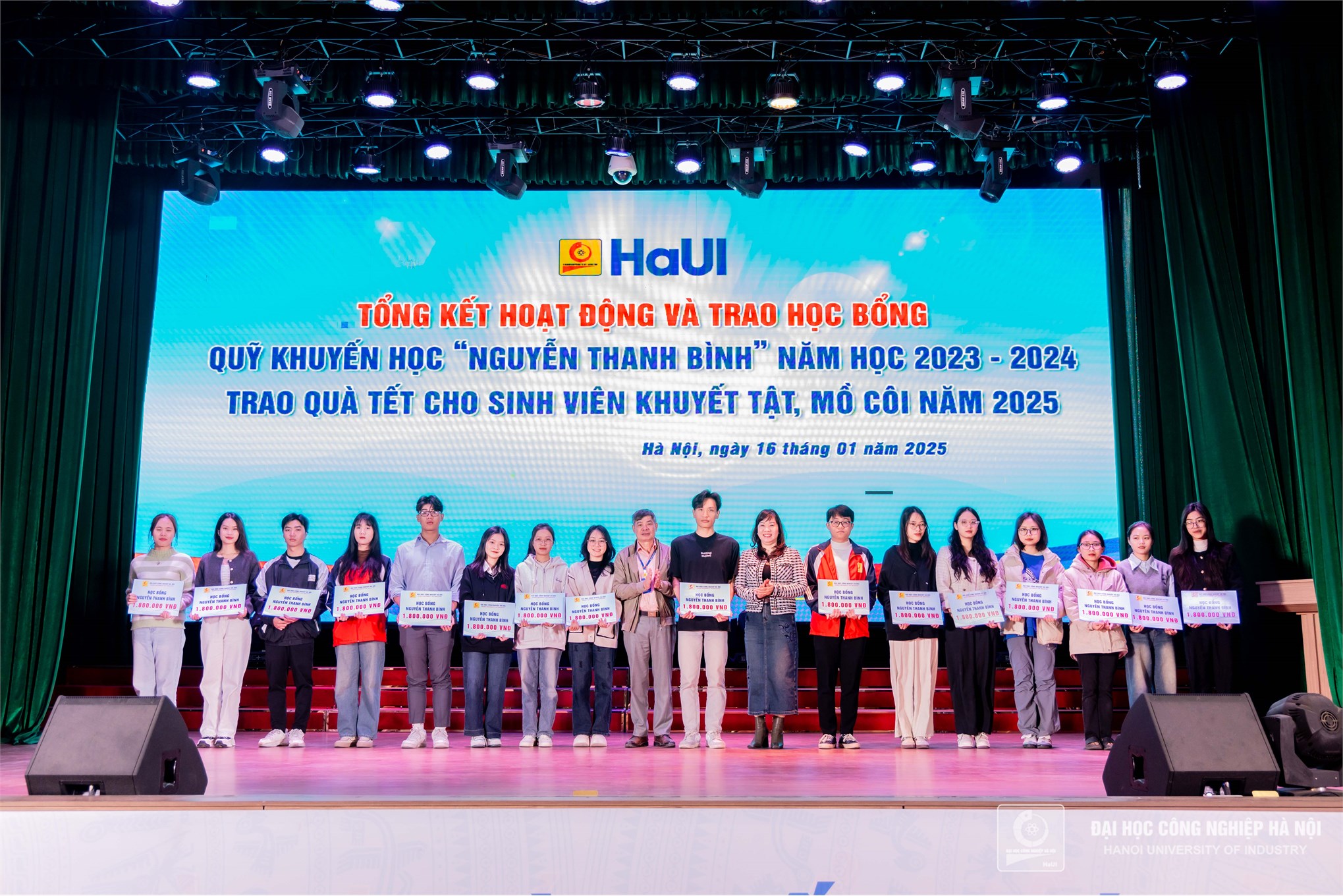 Nguyen Thanh Binh Scholarship: Empowering HaUI students to achieve their dreams