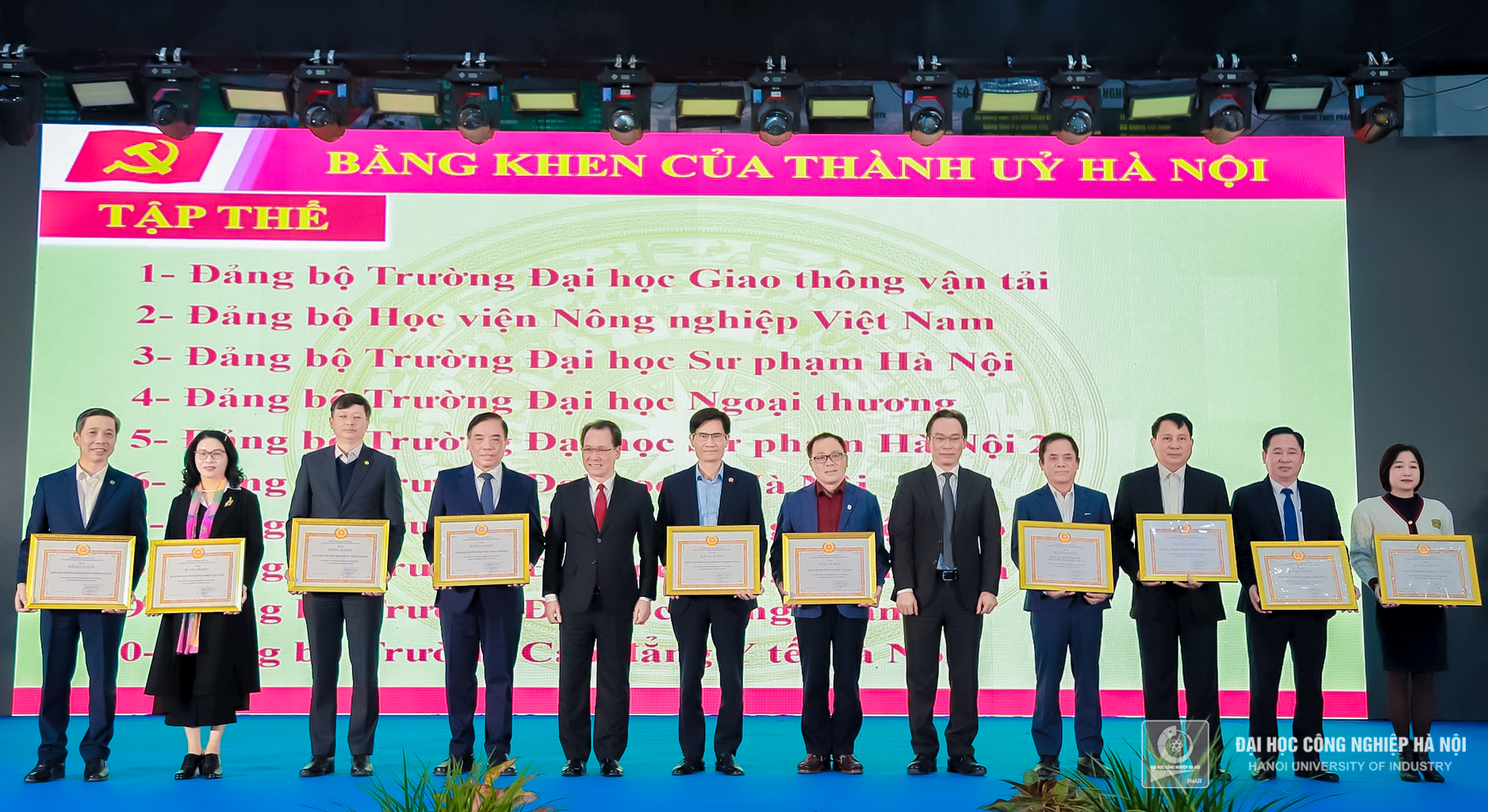 Trường Đại học Công nghiệp Hà Nội tổ chức hội nghị quán triệt tư tưởng chỉ đạo, định hướng lớn của Đảng và đồng chí Tổng bí thư Tô Lâm; Tổng kết công tác xây dựng Đảng năm 2024 và triển khai nhiệm vụ 6 tháng đầu năm 2025