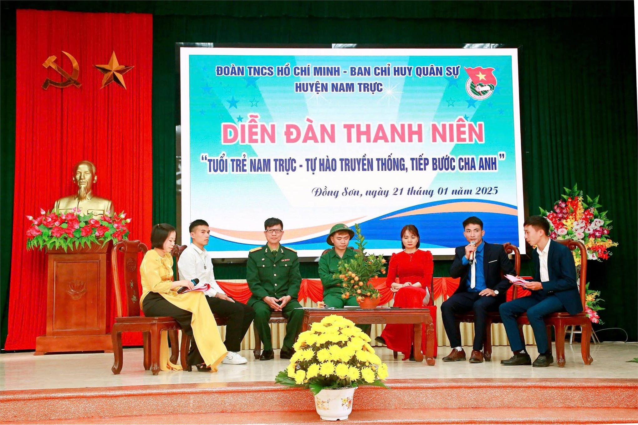 [namdinh] Vinh quang màu áo lính - Thanh niên Nam Trực sẵn sàng lên đường làm nhiệm vụ bảo vệ Tổ Quốc!