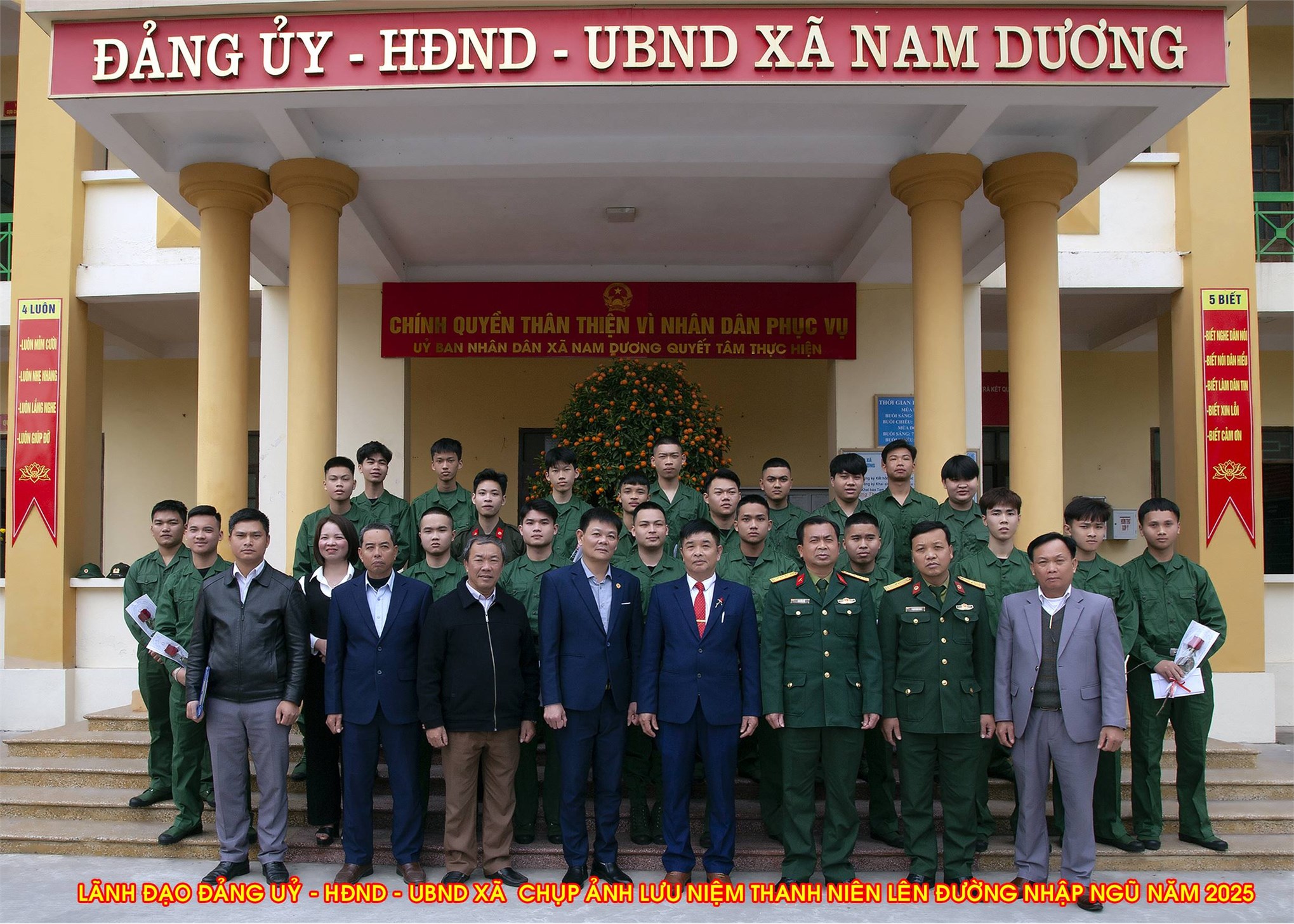 [namdinh] Vinh quang màu áo lính - Thanh niên Nam Trực sẵn sàng lên đường làm nhiệm vụ bảo vệ Tổ Quốc!