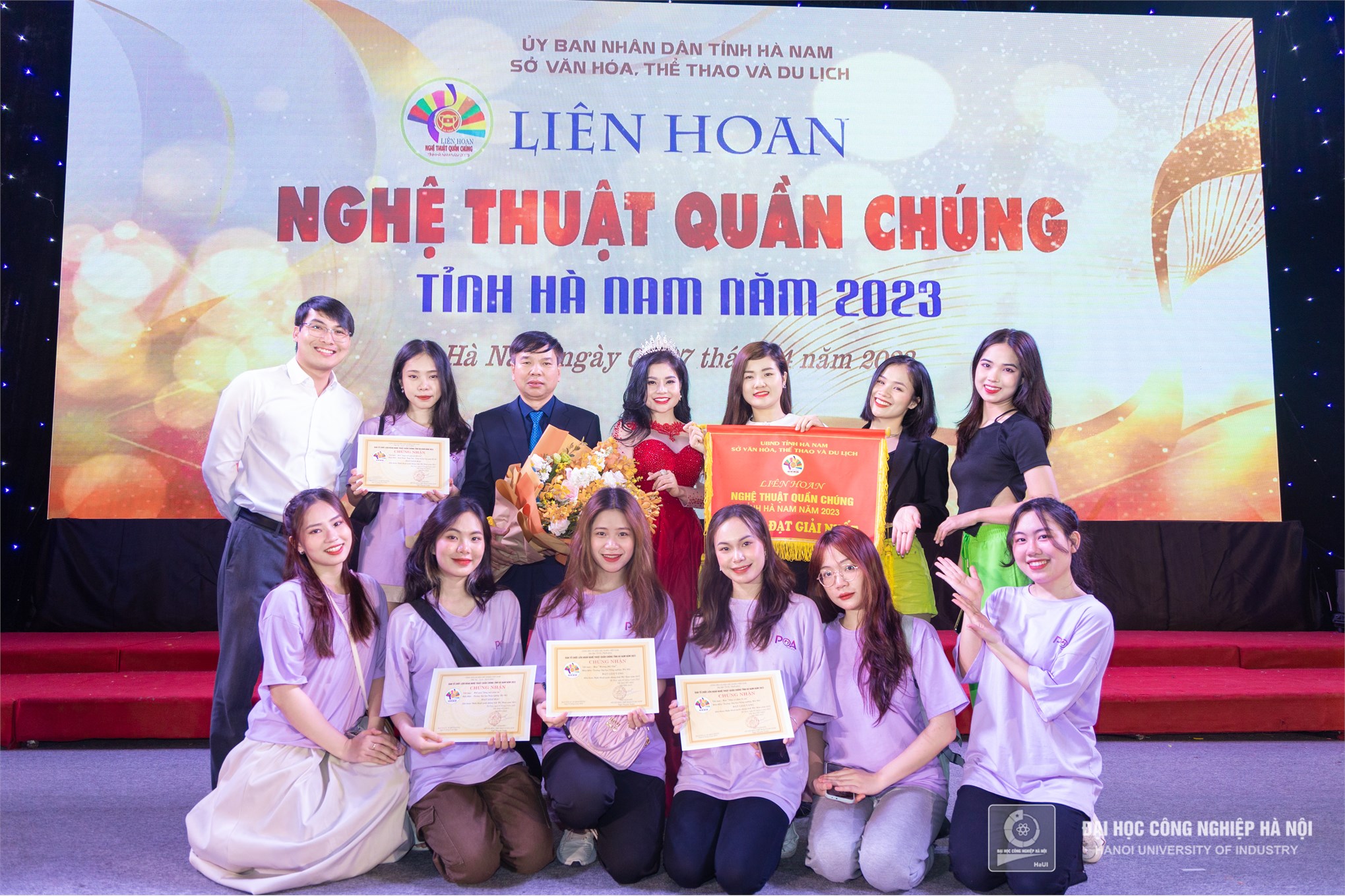 Đại học Công nghiệp Hà Nội đạt giải Nhất toàn đoàn Liên hoan nghệ thuật quần chúng tỉnh Hà Nam 2023