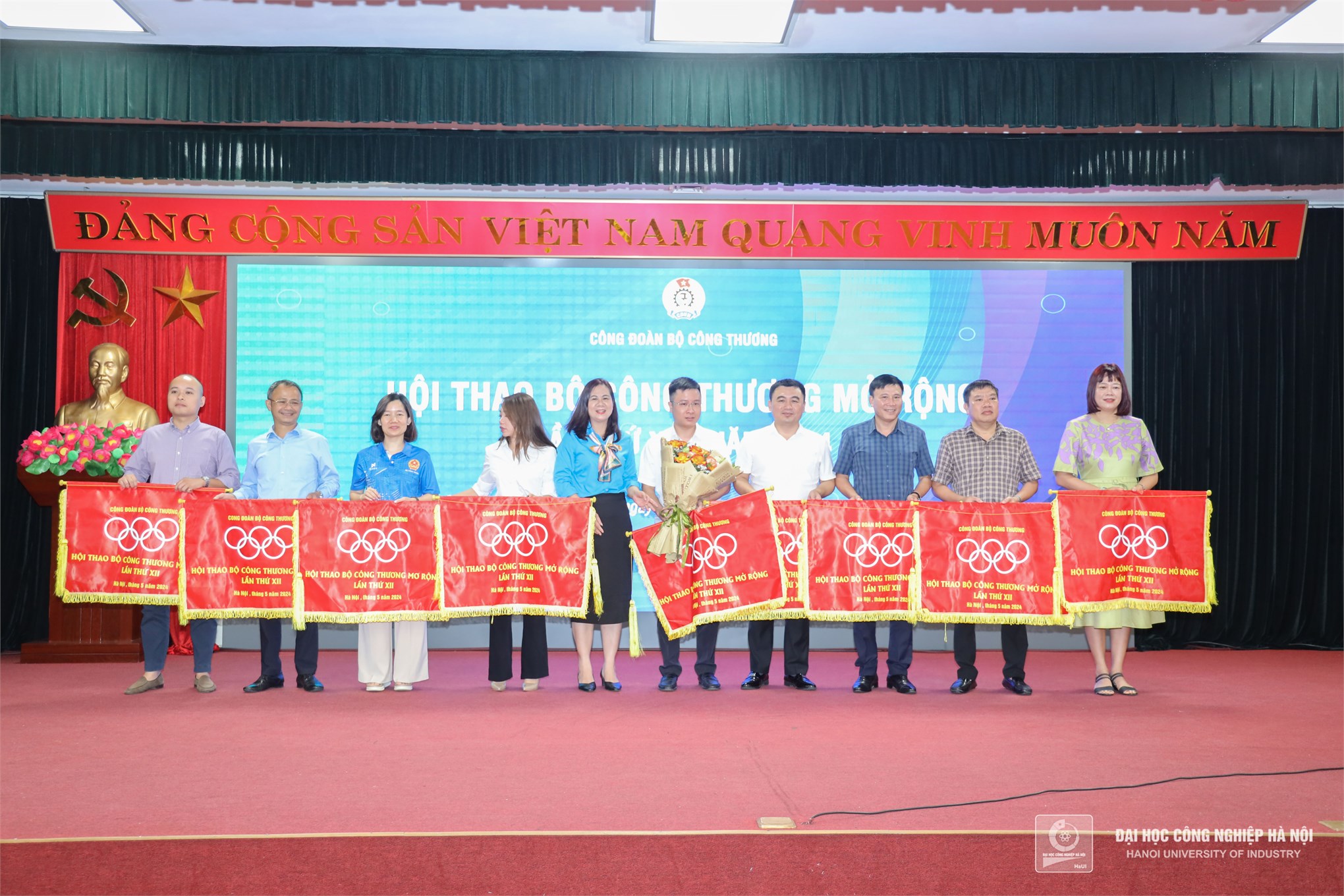 Đại học Công nghiệp Hà Nội lan toả tinh thần thể thao tại Hội thao Bộ Công Thương mở rộng lần thứ XII năm 2024