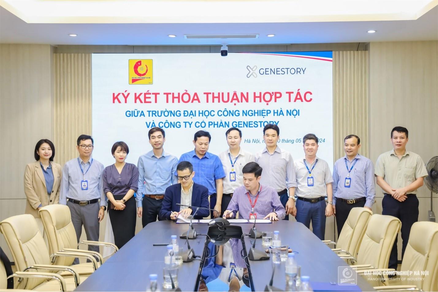 [vjst] Trường Đại học Công nghiệp Hà Nội và Công ty Cổ phần GeneStory hợp tác phát triển lĩnh vực y sinh
