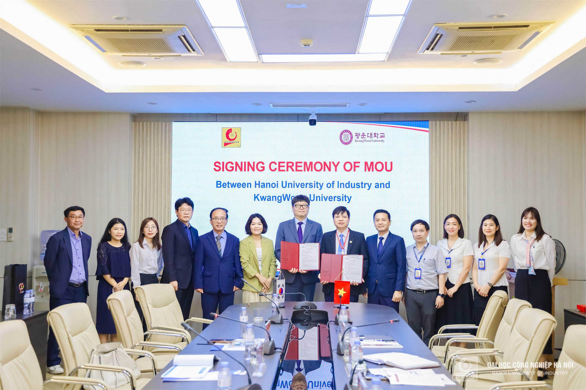 Hanoi University of Industry (HaUI) and Kwangwoon University signed a MOU