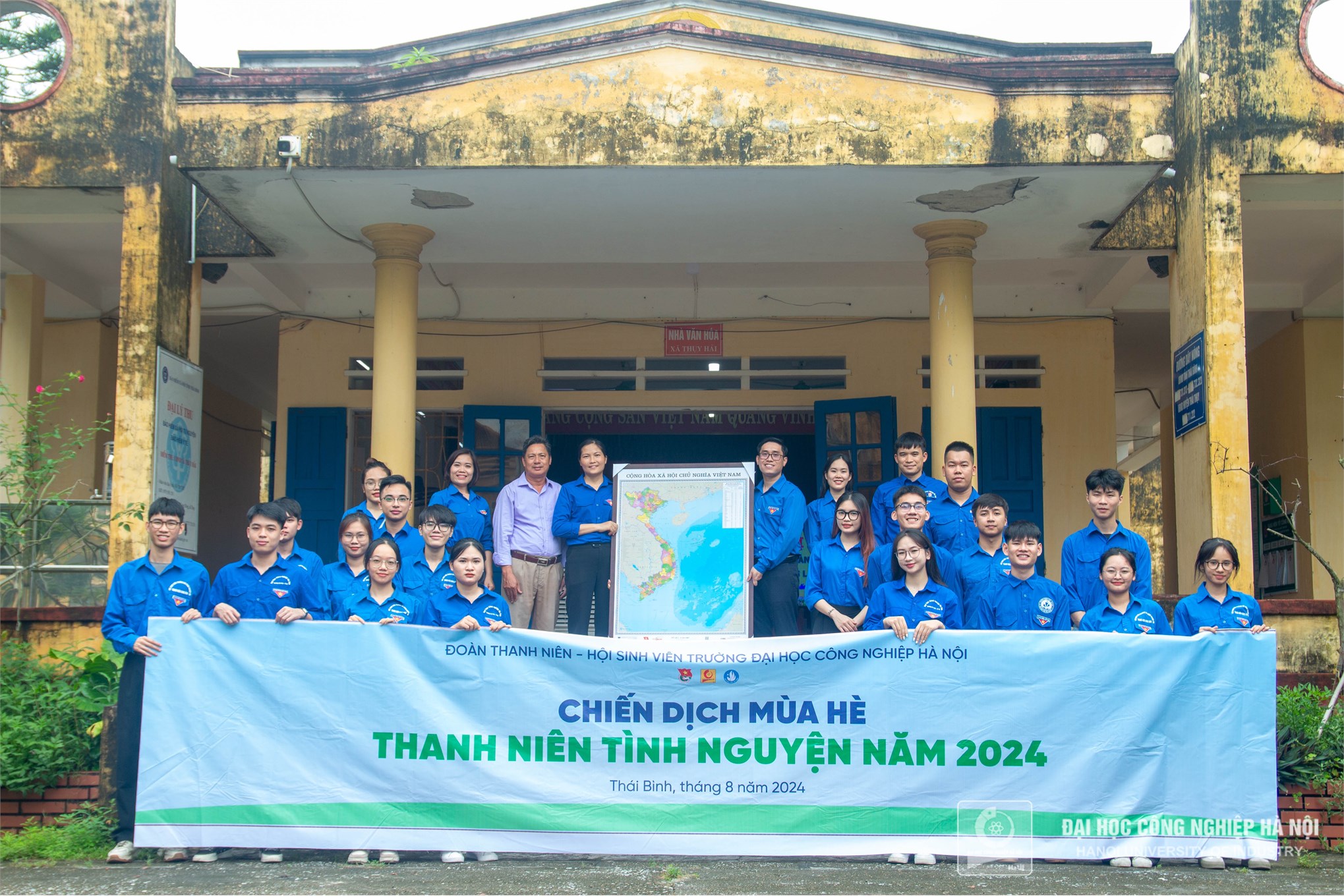 Mùa hè xanh 2024 – Hành trình lan tỏa yêu thương của sinh viên Trường Đại học Công nghiệp Hà Nội 