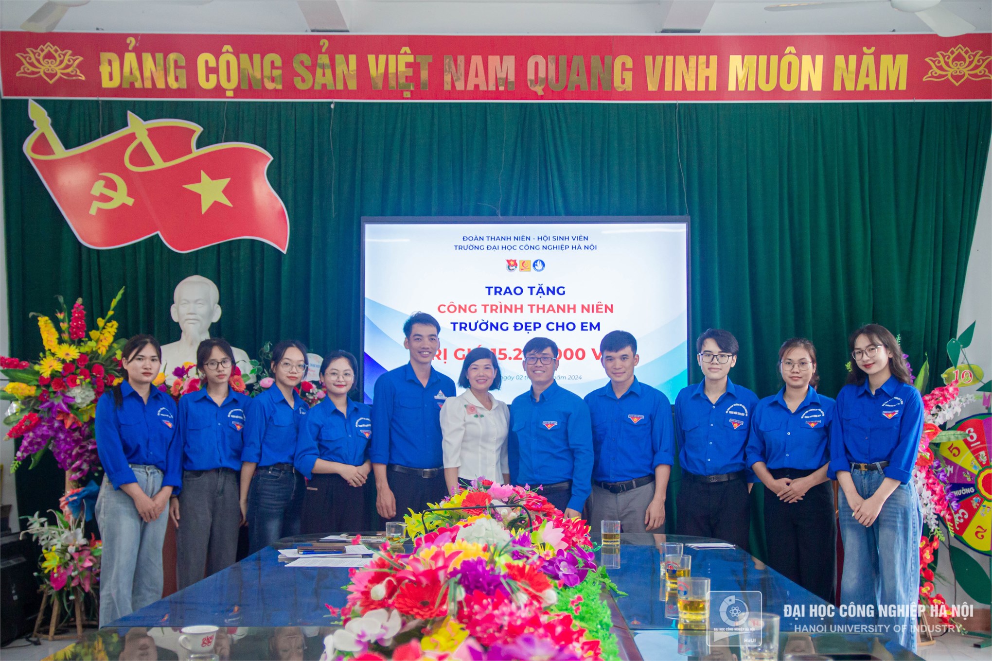 Mùa hè xanh 2024 – Hành trình lan tỏa yêu thương của sinh viên Trường Đại học Công nghiệp Hà Nội 