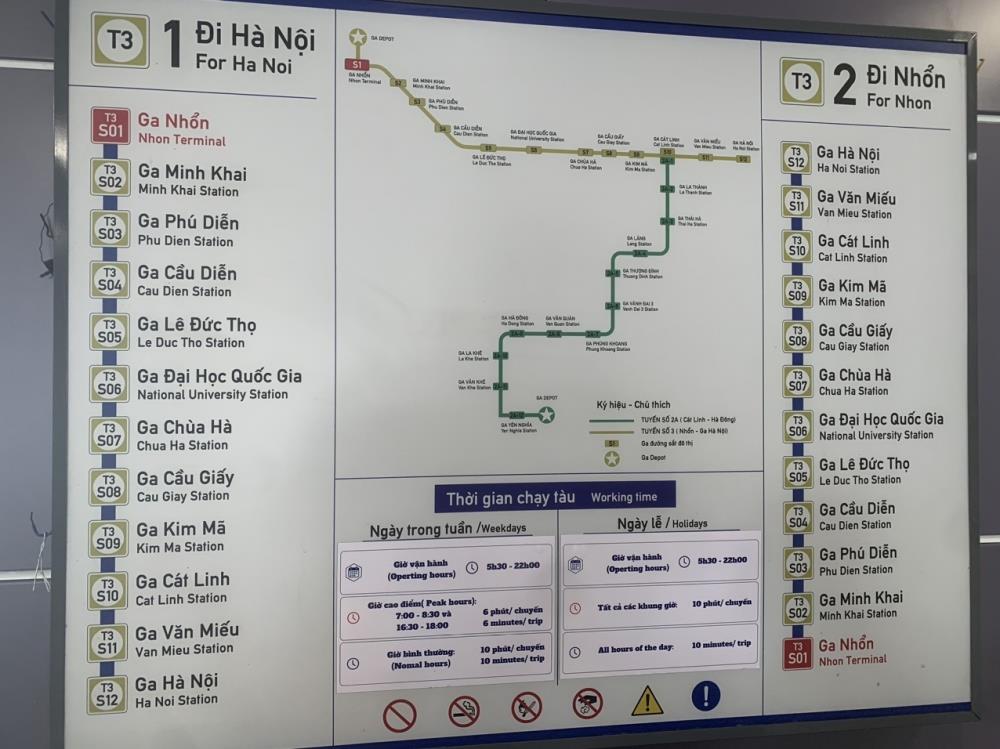 [tuoitrethudo] Người dân háo hức trước ngày tuyến metro Nhổn - Ga Hà Nội vận hành