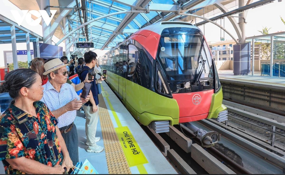 [vov] Metro Nhổn-Ga Hà Nội 35.000 tỷ chính thức vận hành sau gần 15 năm xây dựng