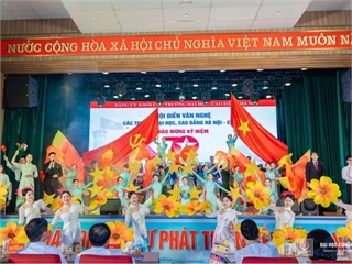 [tapchicongthuong] Đại học Công nghiệp Hà Nội xuất sắc đạt giải Nhất hội diễn nghệ thuật chào mừng kỷ niệm 70 năm Giải phóng Thủ đô