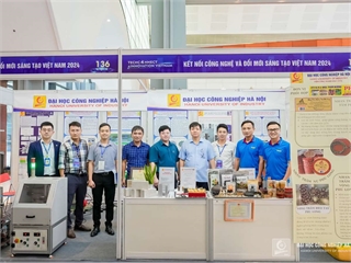 HaUI showcases numerous technological products at Techconnect and Innovation Vietnam 2024