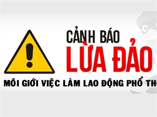 [conganthanhhoa] Cảnh giác với thủ đoạn lừa đảo dưới hình thức giới thiệu đi xuất khẩu lao động