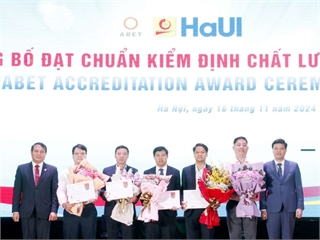 [giaoduc] HaUI có thêm nhiều CTĐT đạt chuẩn kiểm định chất lượng quốc gia và quốc tế