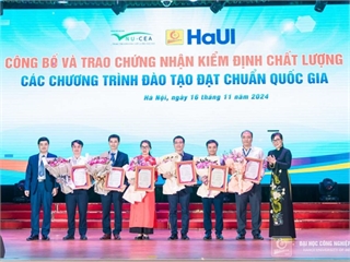 [tapchicongthuong] Đại học Công nghiệp Hà Nội: Có thêm 6 chương trình thạc sĩ đạt chuẩn quốc gia và 5 chương trình đạt chuẩn quốc tế