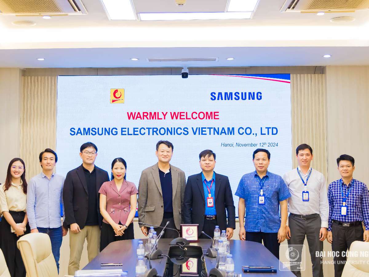 HaUI phát triển đào tạo nhân lực chất lượng cao cùng Samsung Electronics Việt Nam