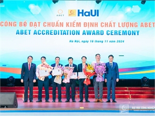 HaUI vươn tầm quốc tế: 5 chương trình đào tạo đạt chuẩn kiểm định ABET