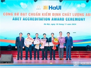 [tapchicongthuong] Đại học Công nghiệp Hà Nội: Thêm 5 chương trình đào tạo đạt chuẩn ABET