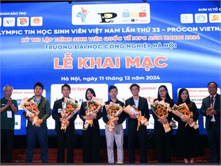 [thuongtruong] Khai mạc Olympic Tin học Sinh viên Việt Nam lần thứ 33