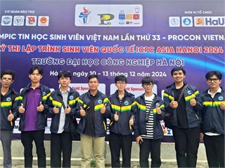 [tvu] Sinh viên TVU đạt giải Kỳ thi Olympic Tin học Sinh viên Việt Nam lần thứ 33 năm 2024