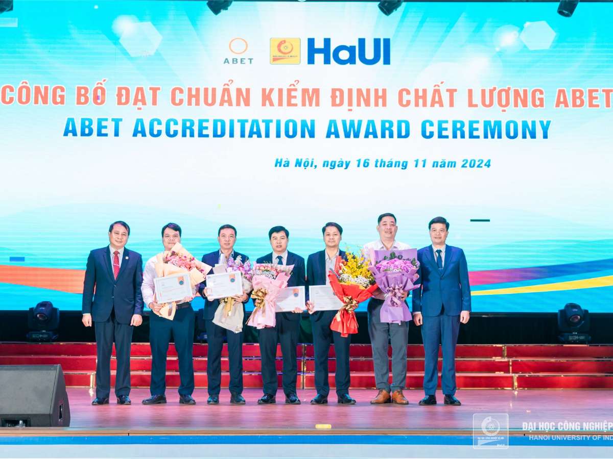 HaUI vươn tầm quốc tế: 5 chương trình đào tạo đạt chuẩn kiểm định ABET