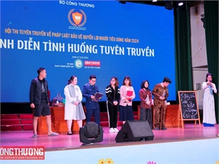 [tapchicongthuong] [CÔNG CHIẾU] Vòng Chung kết Hội thi “Tuyên truyền pháp luật bảo vệ quyền lợi người tiêu dùng” năm 2024