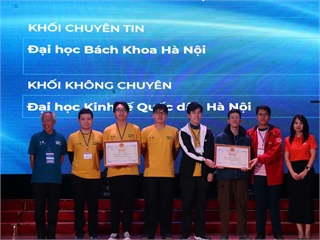 [neu]Đội sinh viên Toán Kinh tế K65 đạt Giải nhất Olympic Tin học không chuyên toàn quốc (13.12.2024)