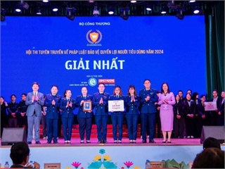 [baogiaothong] Ngành QLTT dành giải nhất cuộc thi Tuyên truyền pháp luật bảo vệ quyền lợi người tiêu dùng