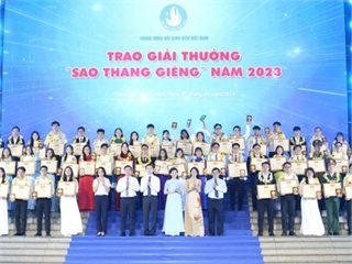 [tienphong] Công bố 112 sinh viên nhận Giải thưởng Sao Tháng Giêng năm học 2023 - 2024