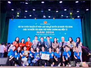 Hanoi University of Industry Secures Second Place in the 2024 “Young Consumers in E-Commerce” Competition