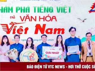 [vtcnews] Lần đầu tổ chức thi khám phá Tiếng Việt và văn hoá dân tộc dành cho sinh viên