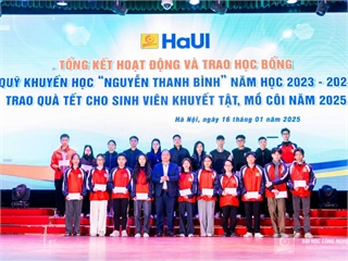 Nguyen Thanh Binh Scholarship: Empowering HaUI students to achieve their dreams