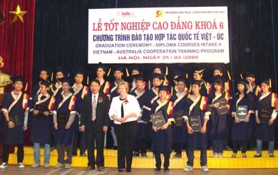 Lễ tốt nghiệp Cao đẳng khóa 6 Chương trình đào tạo hợp tác quốc tế Việt Nam-Australia