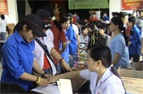 Ngày hội hiến máu nhân đạo của học sinh, sinh viên trường Đại học Công nghiệp Hà Nội
