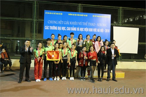 Chung kết giải `Khiêu vũ thể thao - Aerobic các trường đại học, cao đẳng và học viên khu vực Hà Nội` năm 2016