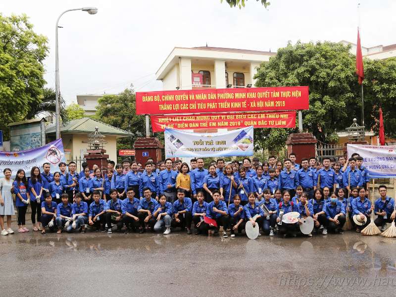 Tuổi trẻ Đại học Công nghiệp Hà Nội ra quân chiến dịch tình nguyện Hè 2019