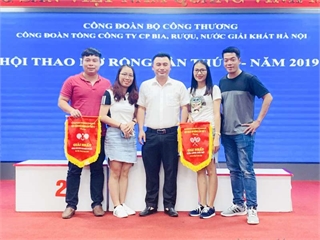 Trường Đại học Công nghiệp Hà Nội tham gia Hội thao Công đoàn Bộ Công Thương mở rộng năm 2019